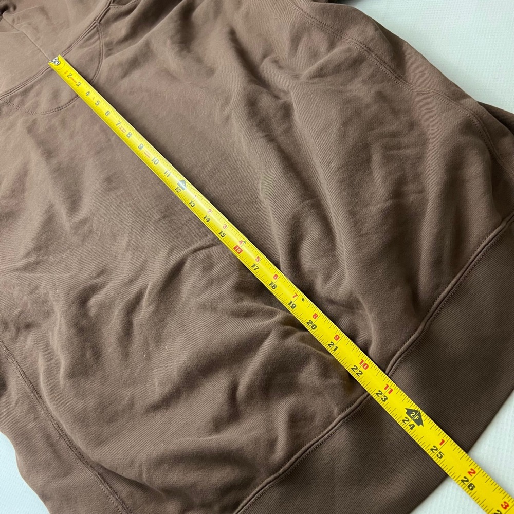 Uniqlo Hoodie Mens Medium Brown Long Sleeve Pullover - Picture 5 of 10